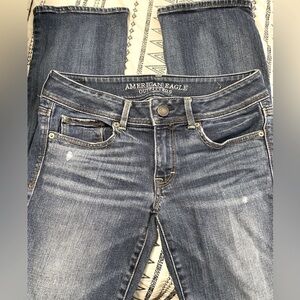 American Eagle Outfitters Women's Dark Wash Skinny Jeans